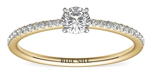 Classic Six-Prong Solitaire Engagement Ring in Platinum